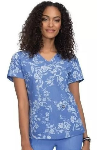 Polera Clínica Mujer Estampada 1029PR HCB Koi