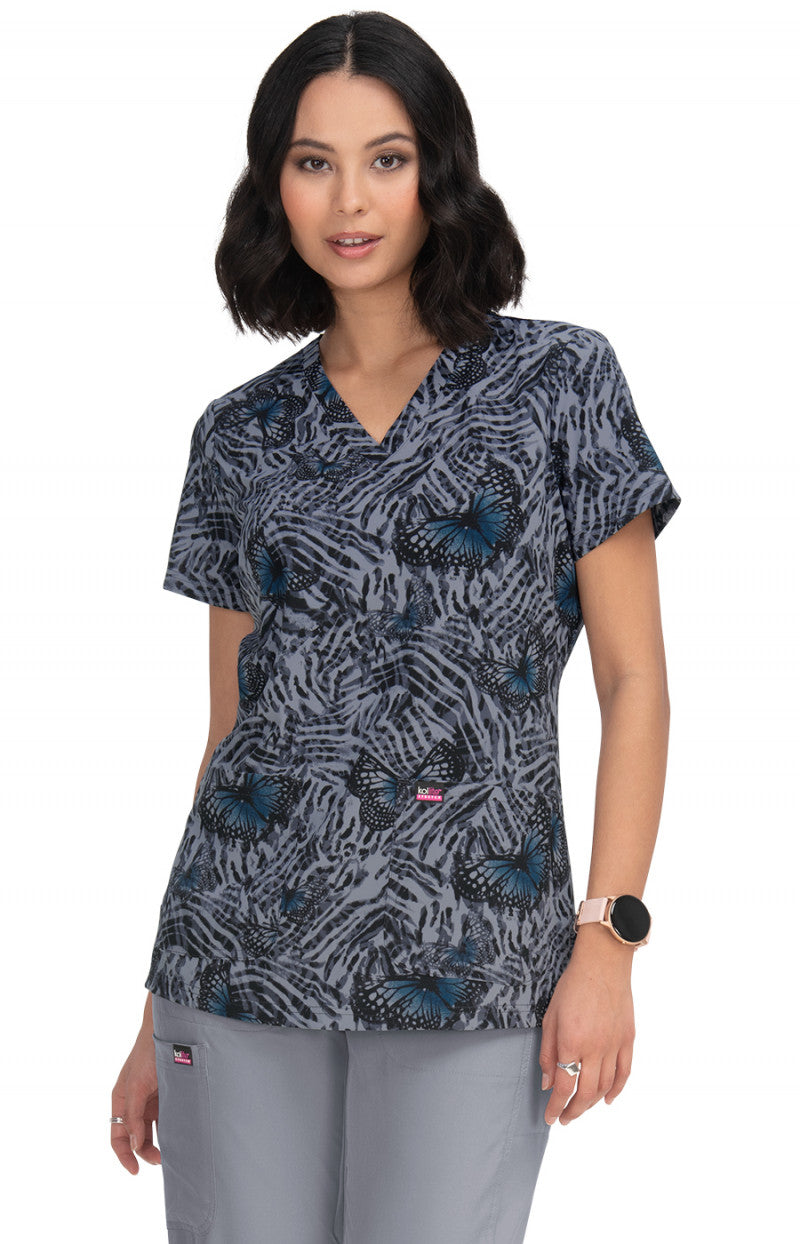 Polera Clínica Mujer Estampada 1071PR-FRF Koi