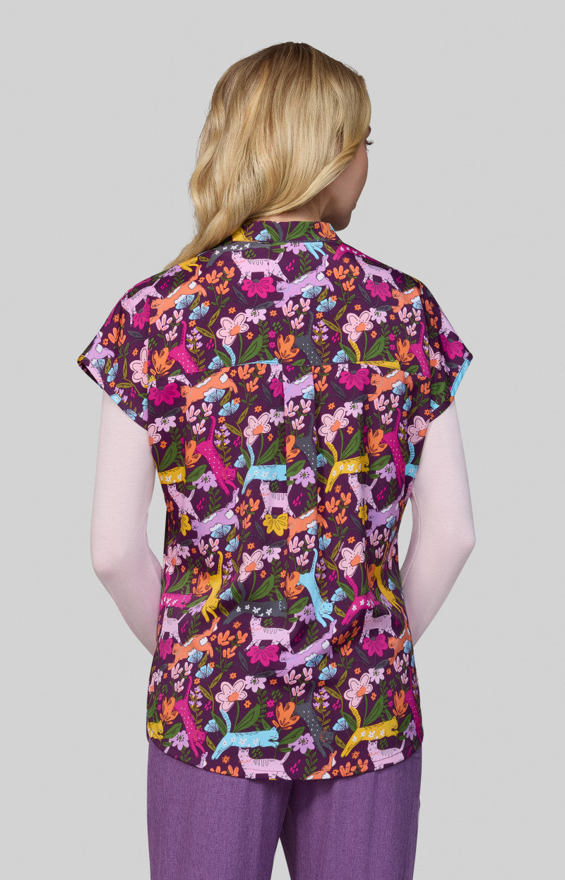 COLOR:Floral Kitties