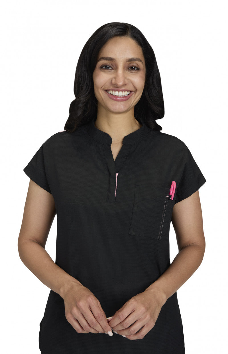 Top Clínico Mujer 1131-02 Negro Solís x Koi Catrin