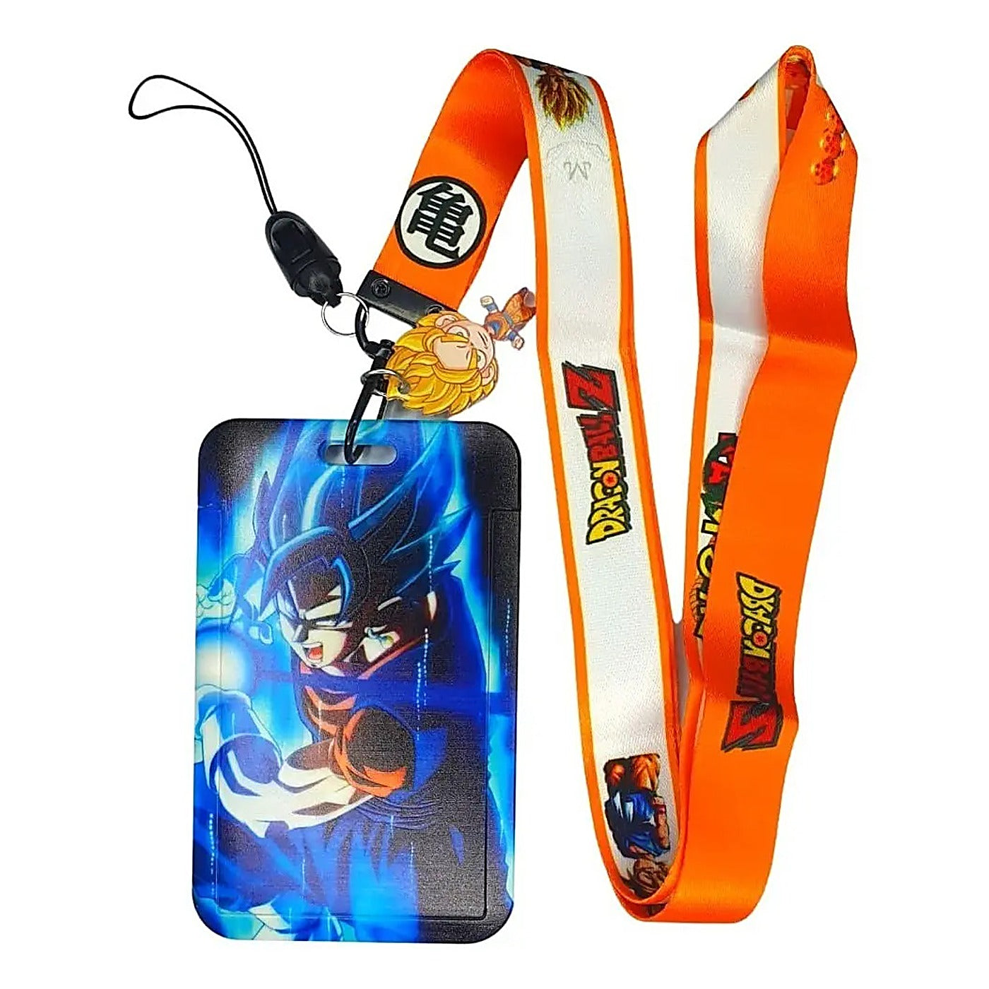 Porta Credencial con Lanyard Super Saiyan Blue