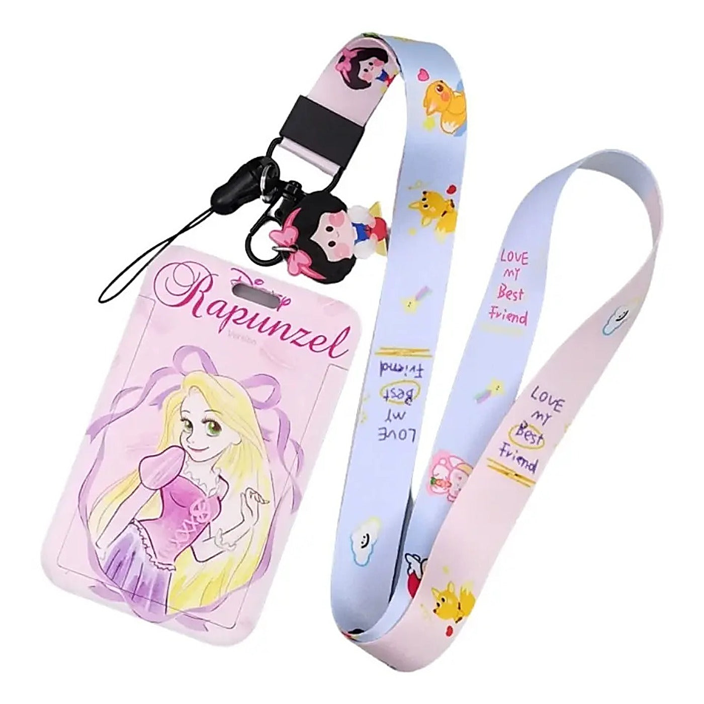 Porta Credencial con Lanyard Rapunzel