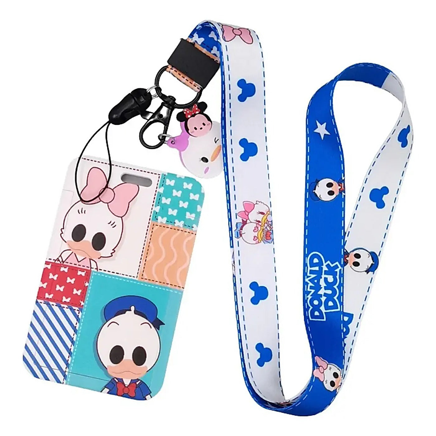 Porta Credencial con Lanyard Deisy And Donald Collage