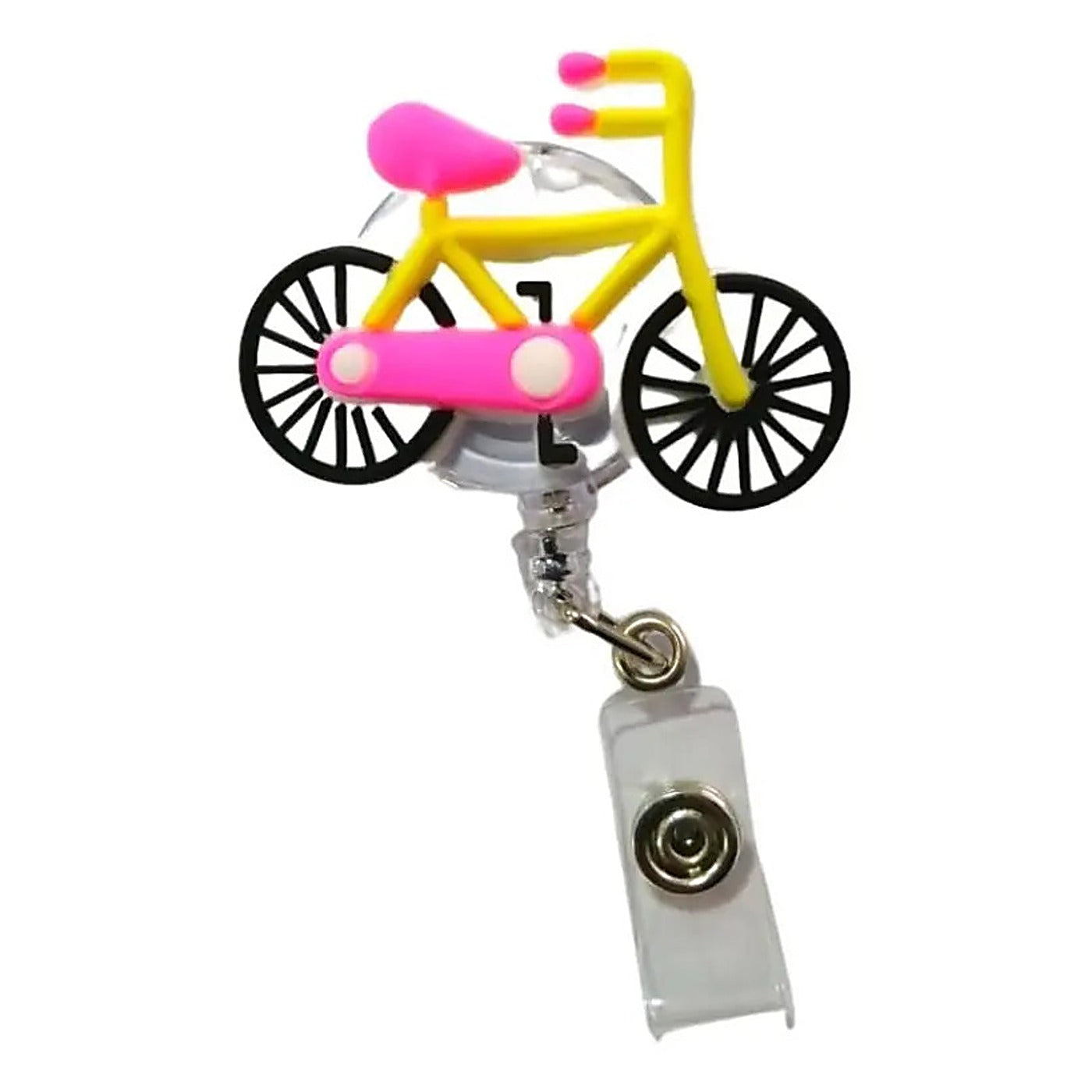 Porta Credencial con Yoyo Retractil Bicicleta