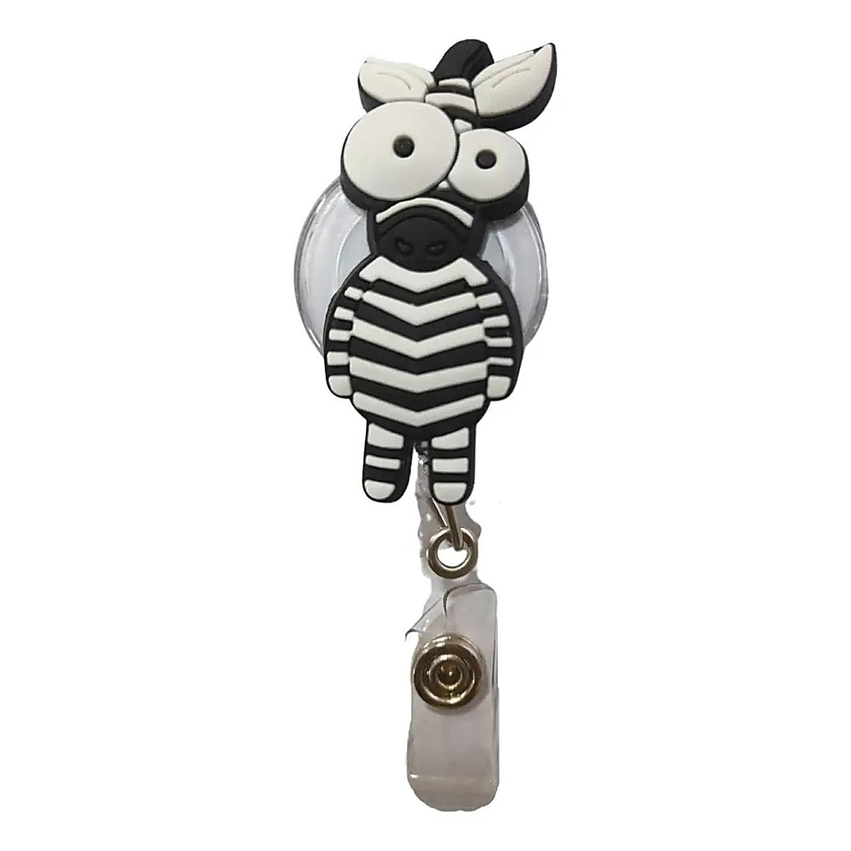 Porta Credencial con Yoyo Retractil Cebra