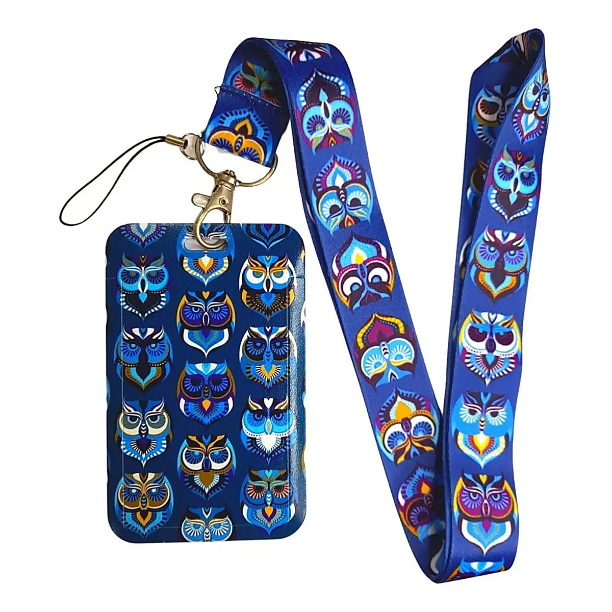 Porta Credencial con Lanyard Buhos