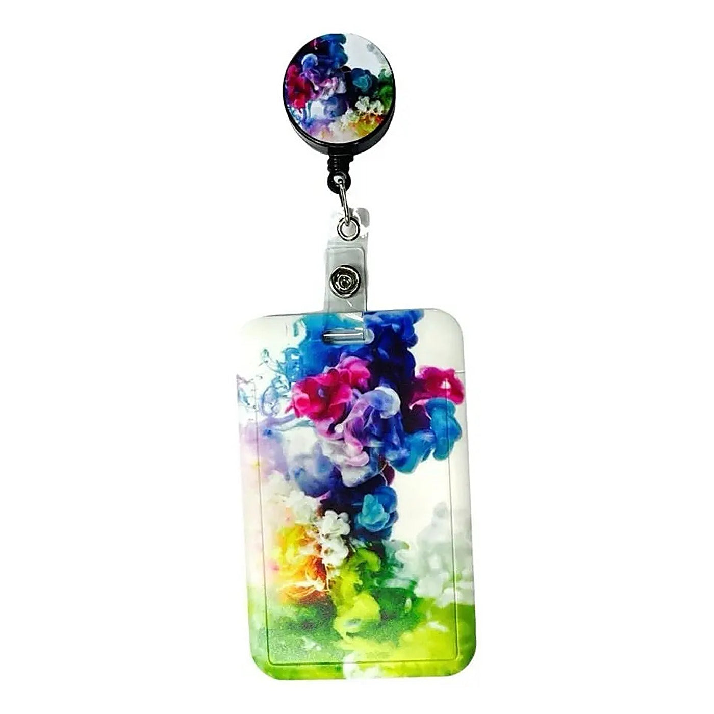 Porta Credencial con Yoyo Retractil Colores