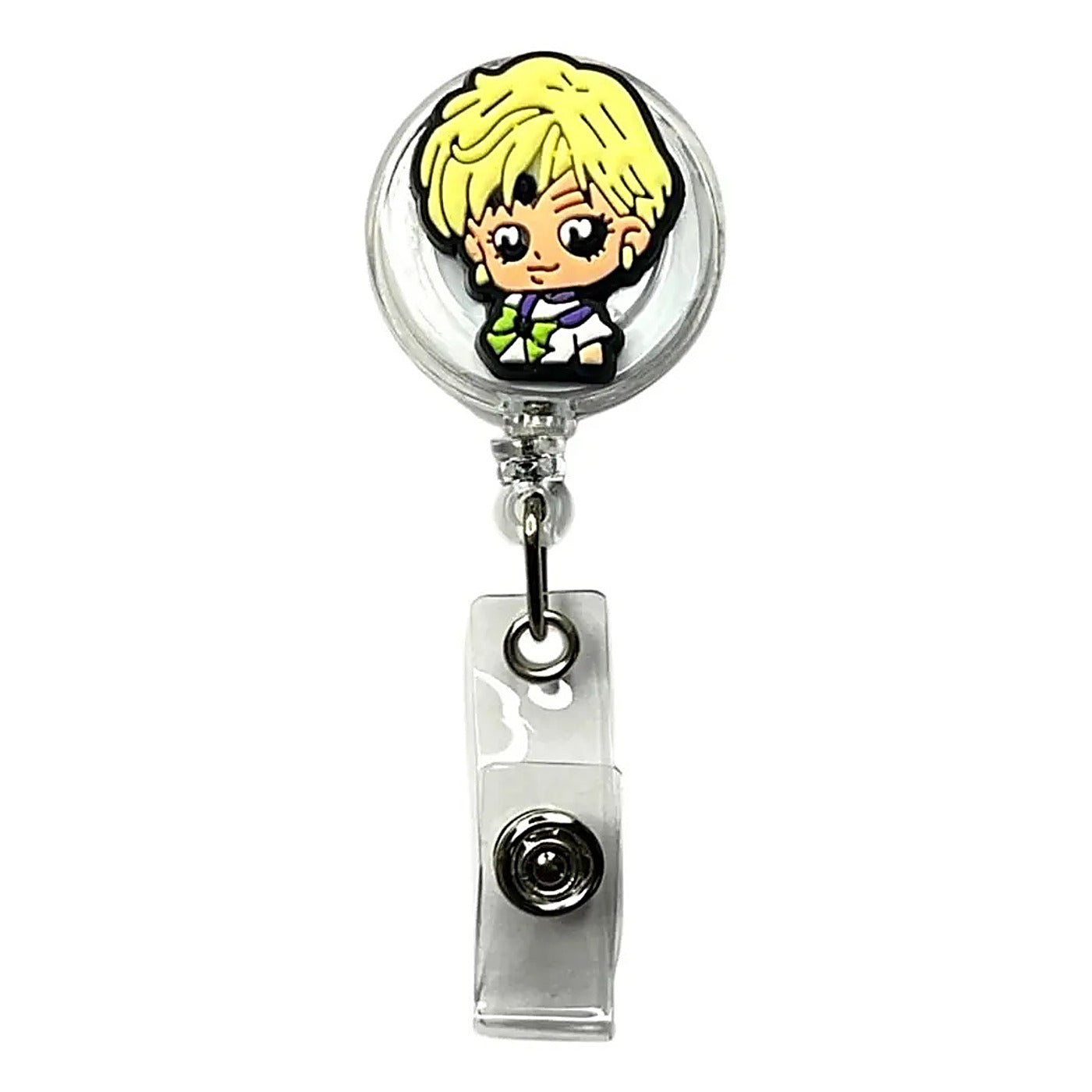 Porta Credencial con Yoyo Retractil Mini Urano Sailor Moon