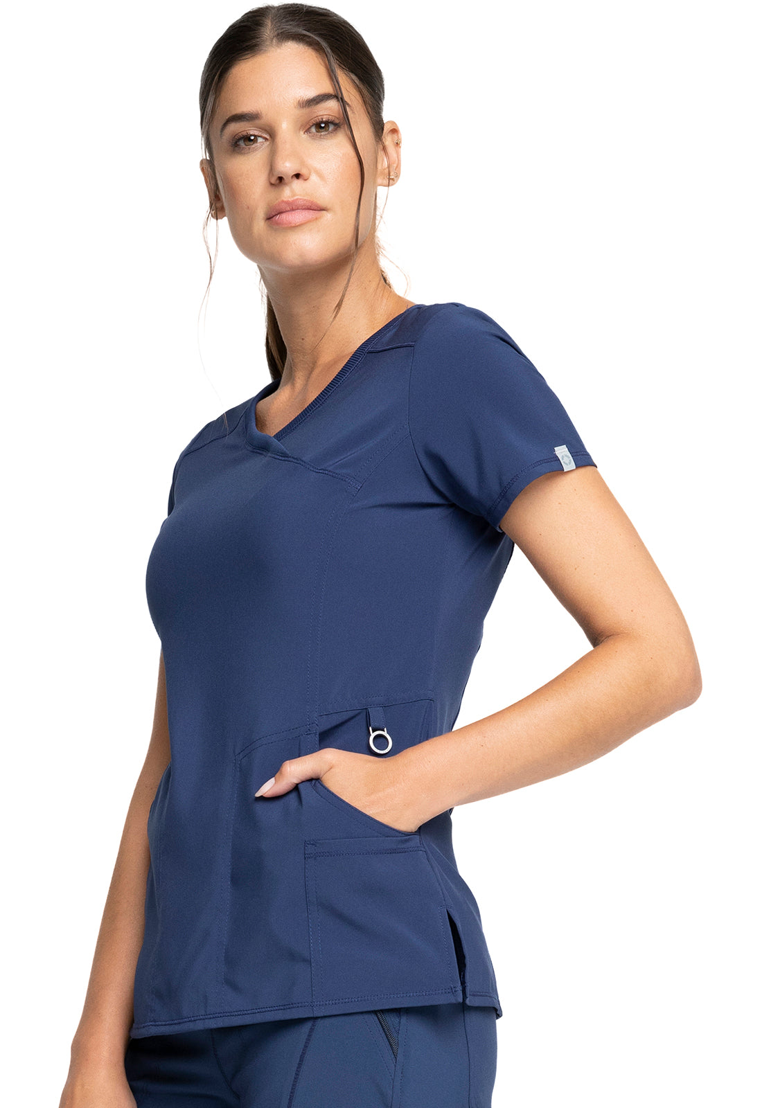 Polera Clínica Mujer 2625a Azul Marino Navy Cherokee Infinity Legacy