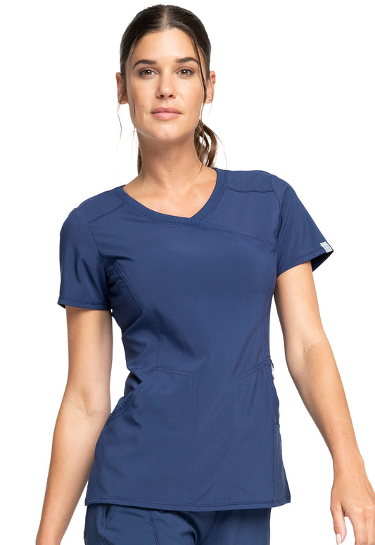 Polera Clínica Mujer 2625a Azul Marino Navy Cherokee Infinity Legacy
