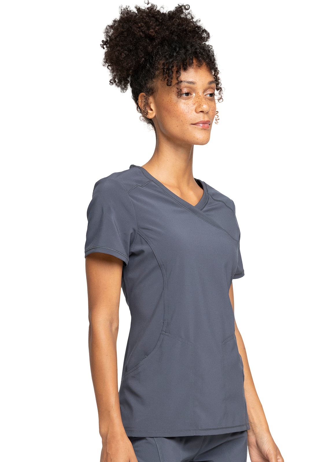 Polera Clínica Mujer 2625a Gris PWPS Cherokee Infinity Legacy
