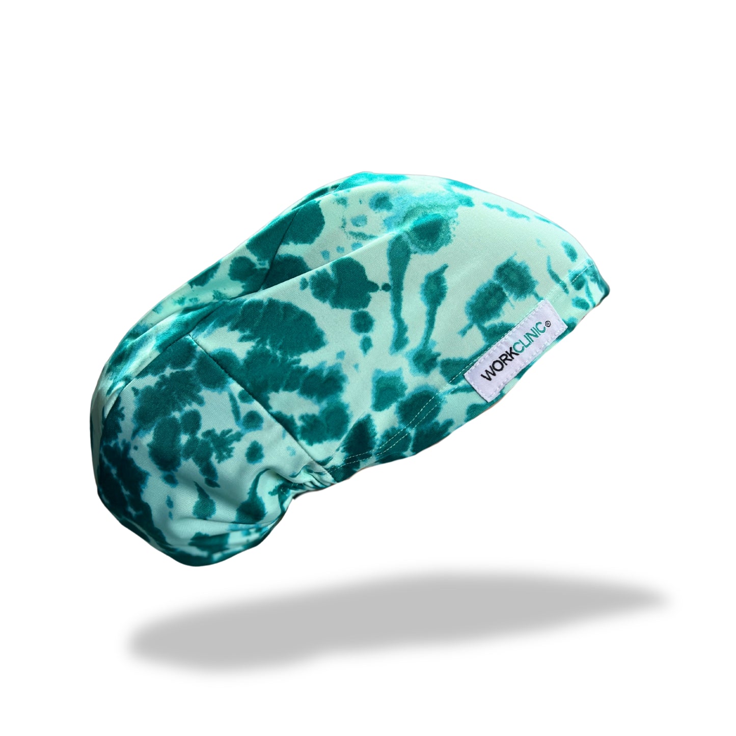 Gorro Clínico / Cofia Mujer Lycra Tie Dye Verde