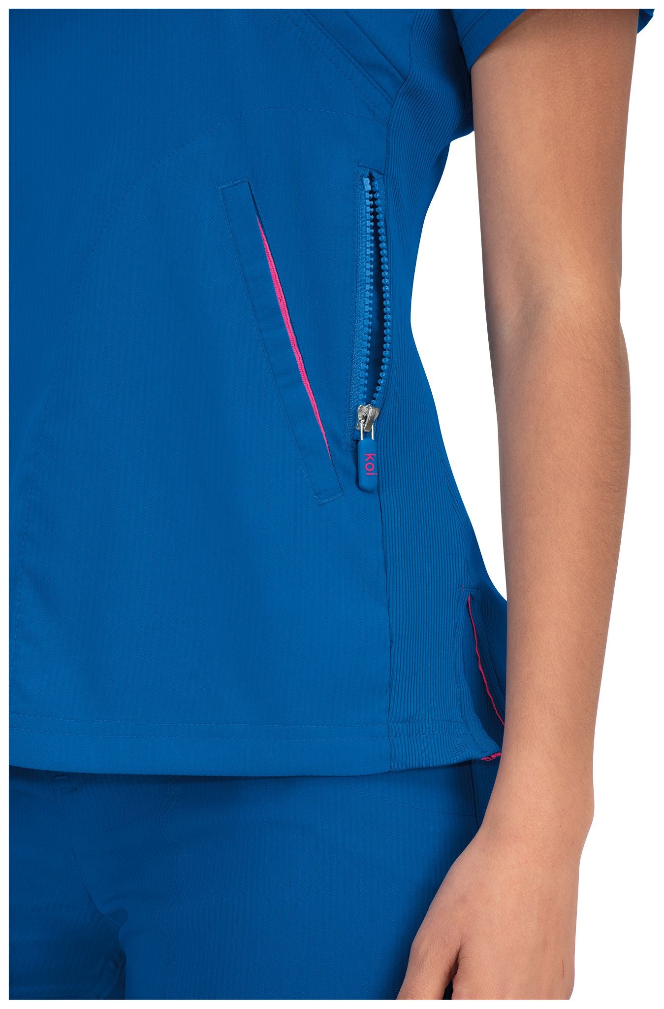 Polera Clínica Mujer Azul Rey Tens 316-020 Koi Lite