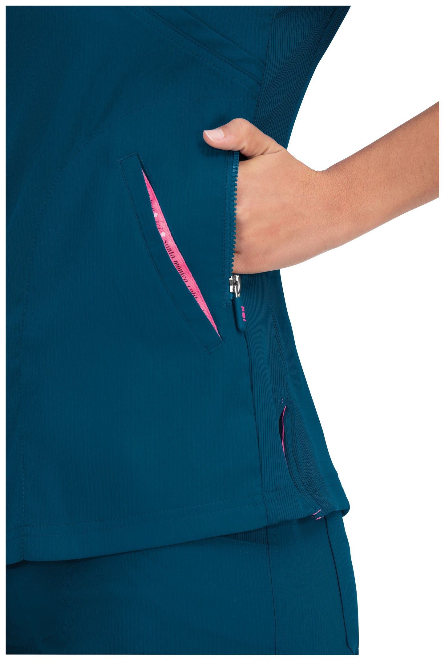 Polera Clínica Mujer Caribean Blue 316-038 Koi Lite