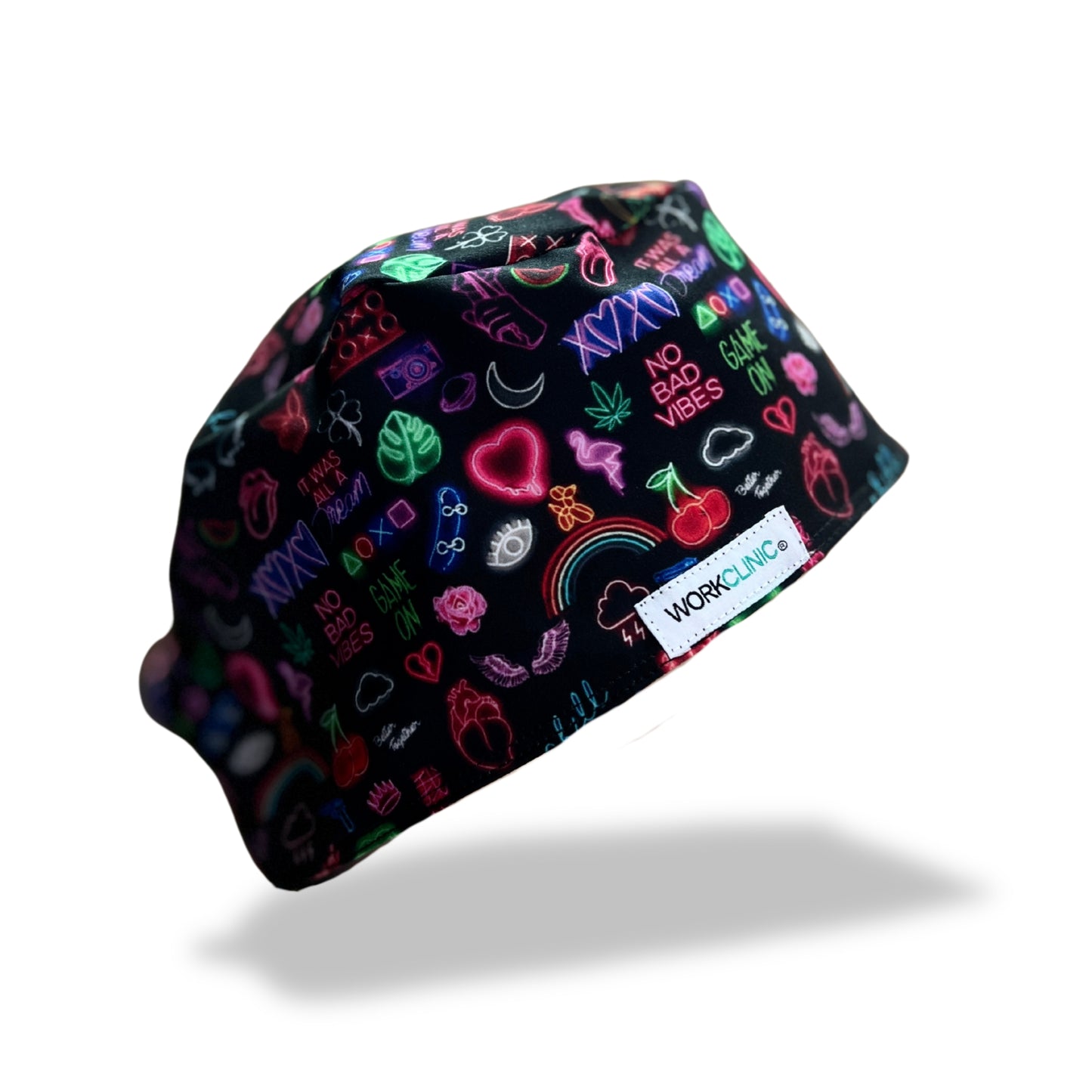 Gorro Clínico Hombre Antifluido figuras neón