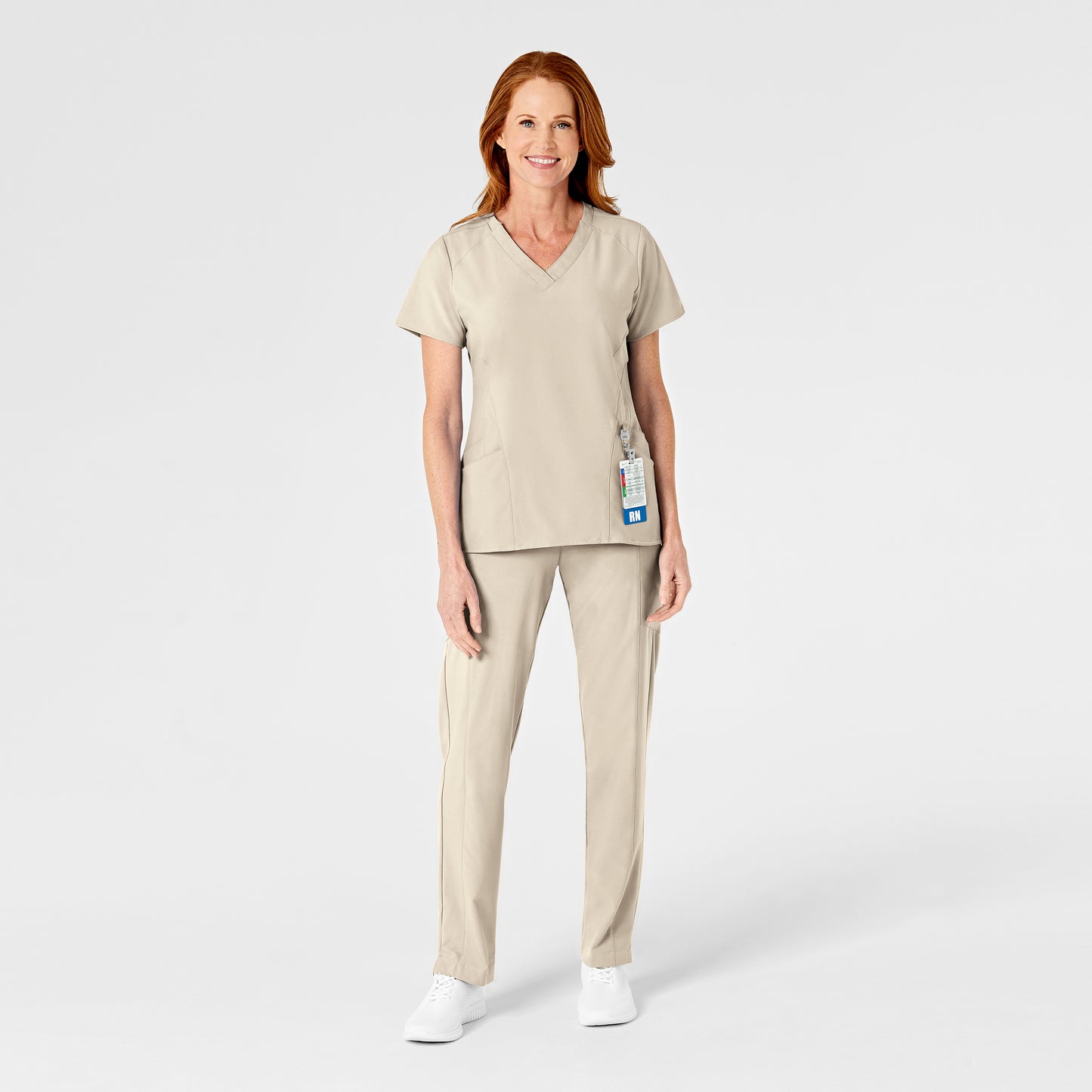 Pantalón Clínico Mujer Khak Beige 5155A Wonderwink 123