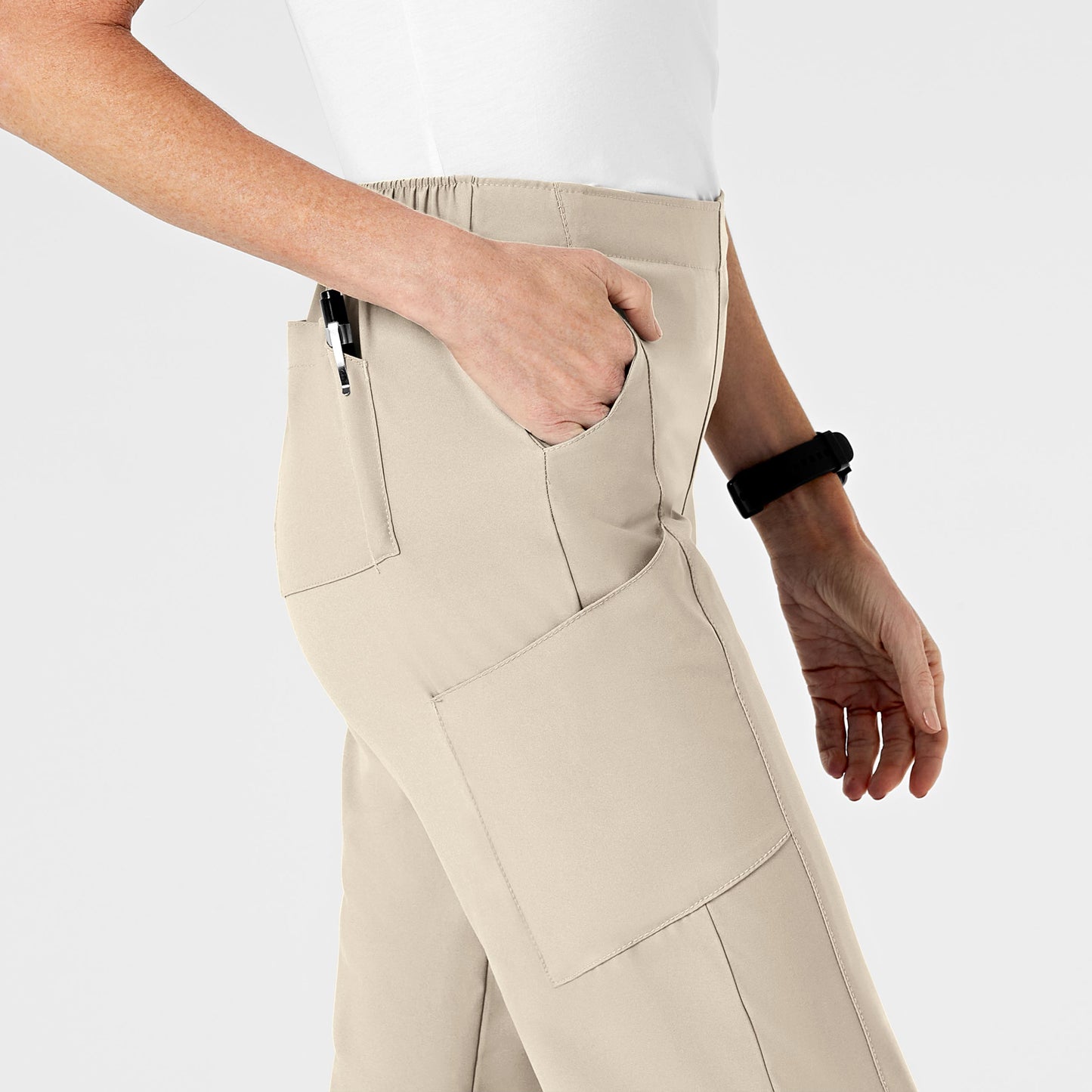 Pantalón Clínico Mujer Khak Beige 5155A Wonderwink 123