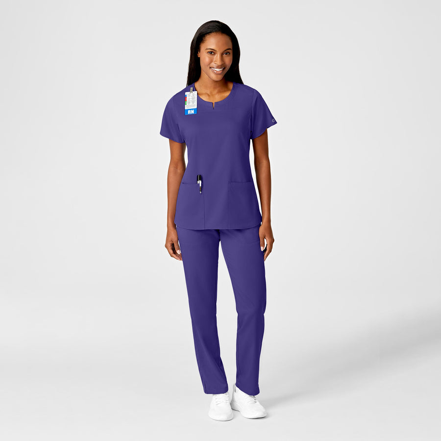 Polera Clínica Mujer Morada 6419A Wonderwink Pro