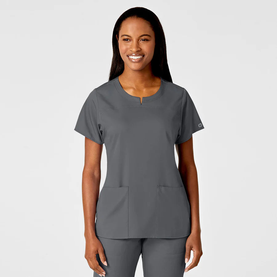 Polera Mujer Gris 6419A Wonderwink Pro