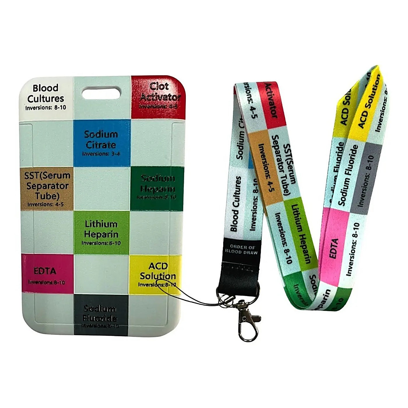 Porta Credencial con Lanyard Medicamentos Nombres