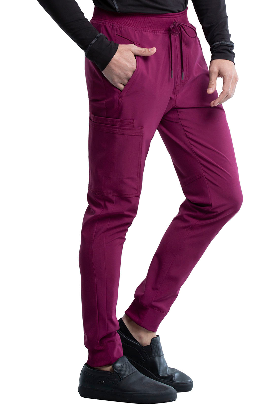 Pantalón Clínico Hombre jogger CK004 Burdeo WNPS cherokee Infinity Legacy