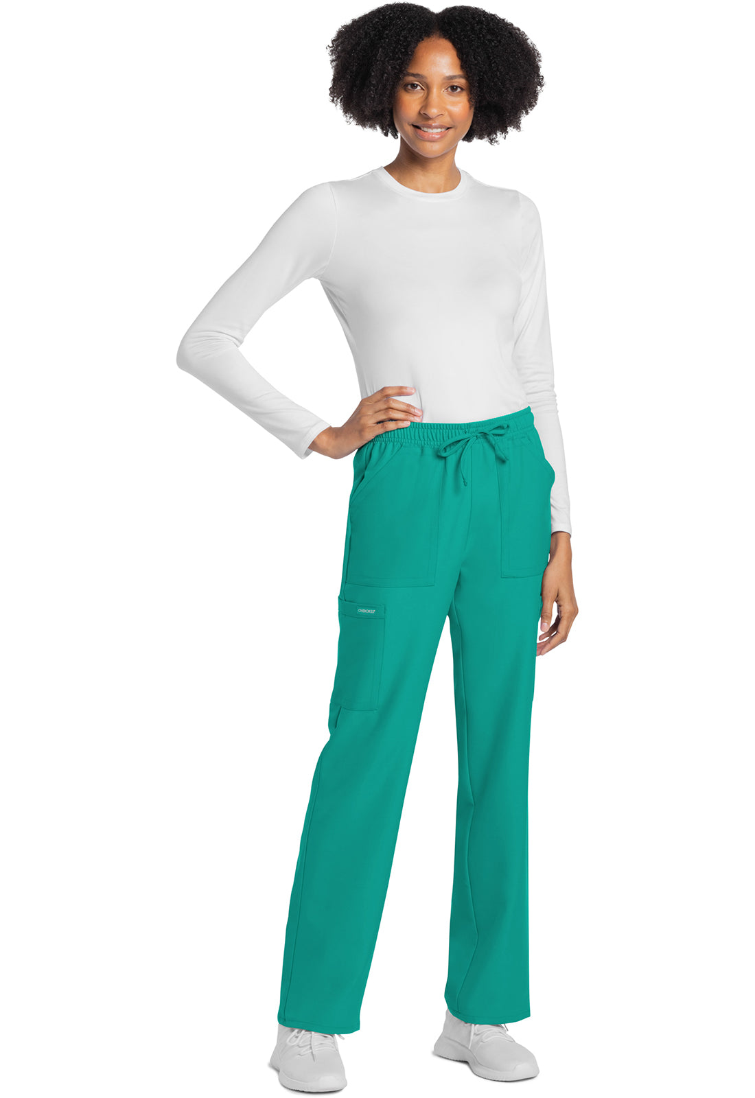 Pantalón Clínico Mujer Verde Teal CK272A Cherokee WW Ultra
