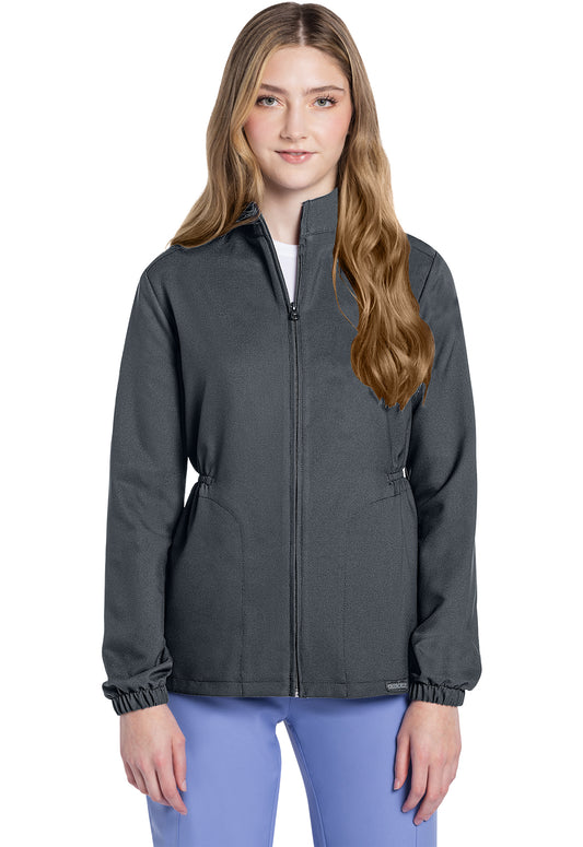 Chaqueta / Polerón Clínica Mujer Pwt Gris Ck391a Cherokee Ultra
