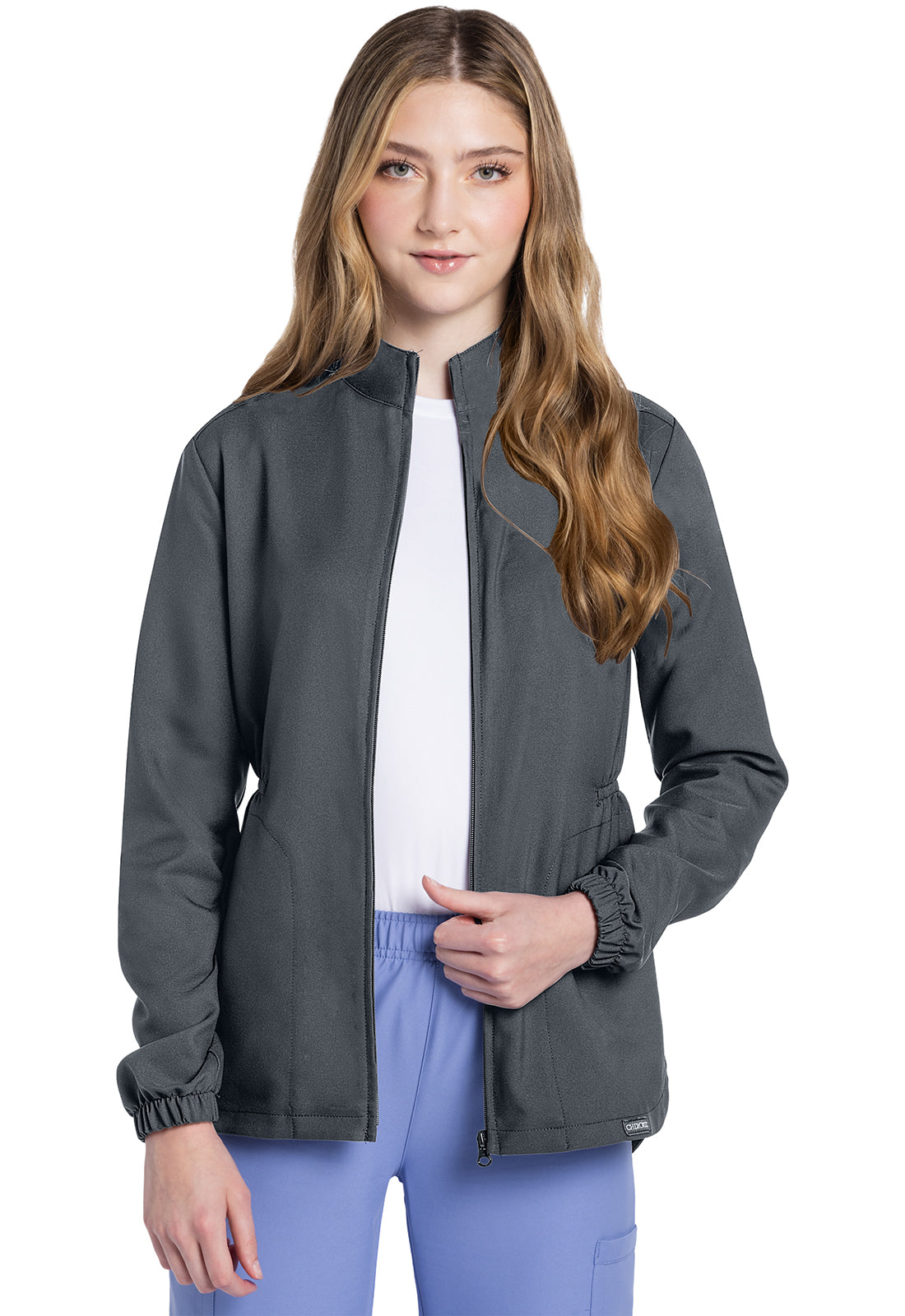 Chaqueta / Polerón Clínica Mujer Pwt Gris Ck391a Cherokee Ultra