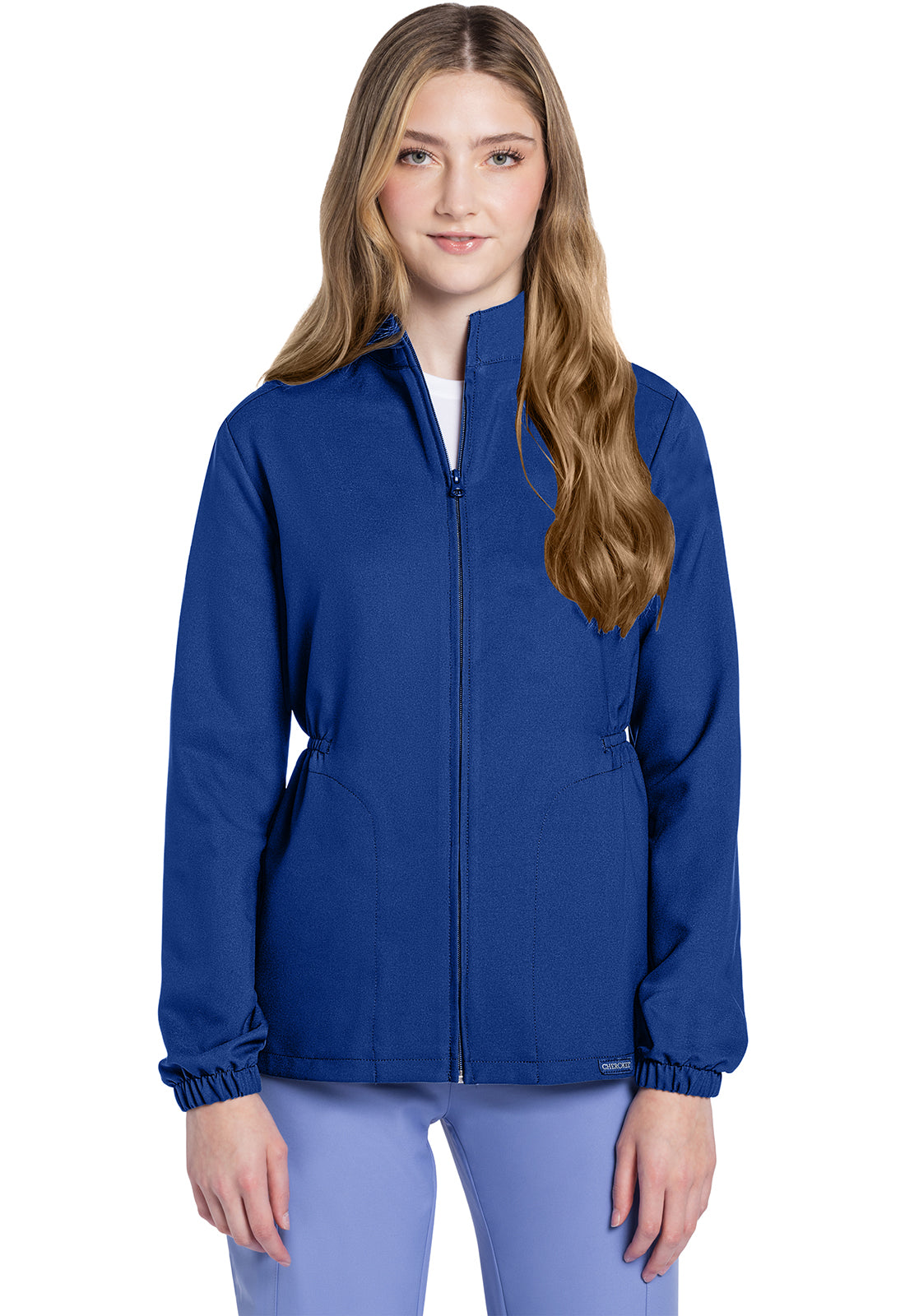 Chaqueta Clínica Mujer ROY Azul Rey CK391A Cherokee Ultra