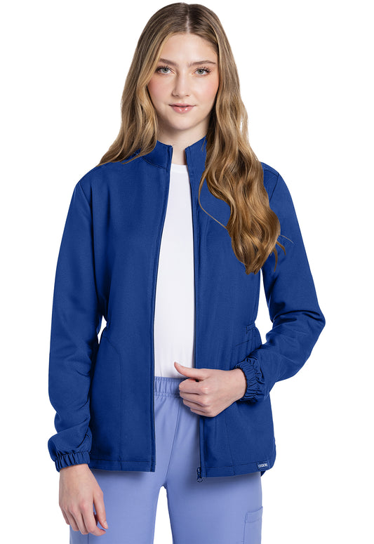 Chaqueta Clínica Mujer ROY Azul Rey CK391A Cherokee Ultra