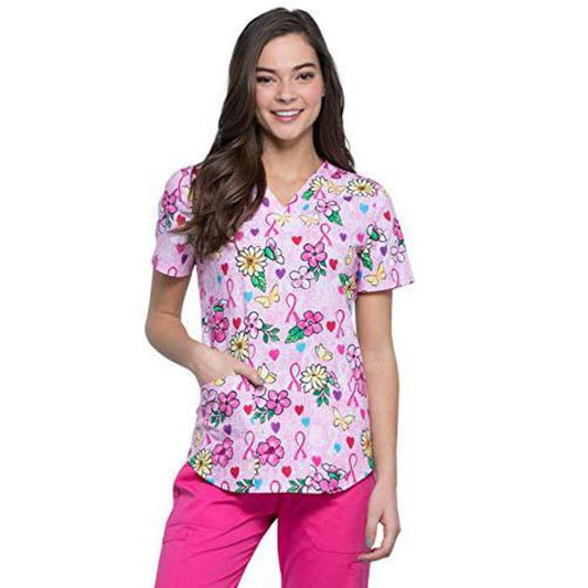 Polera Clínica Mujer Estampada CK652 HOBF Cherokee