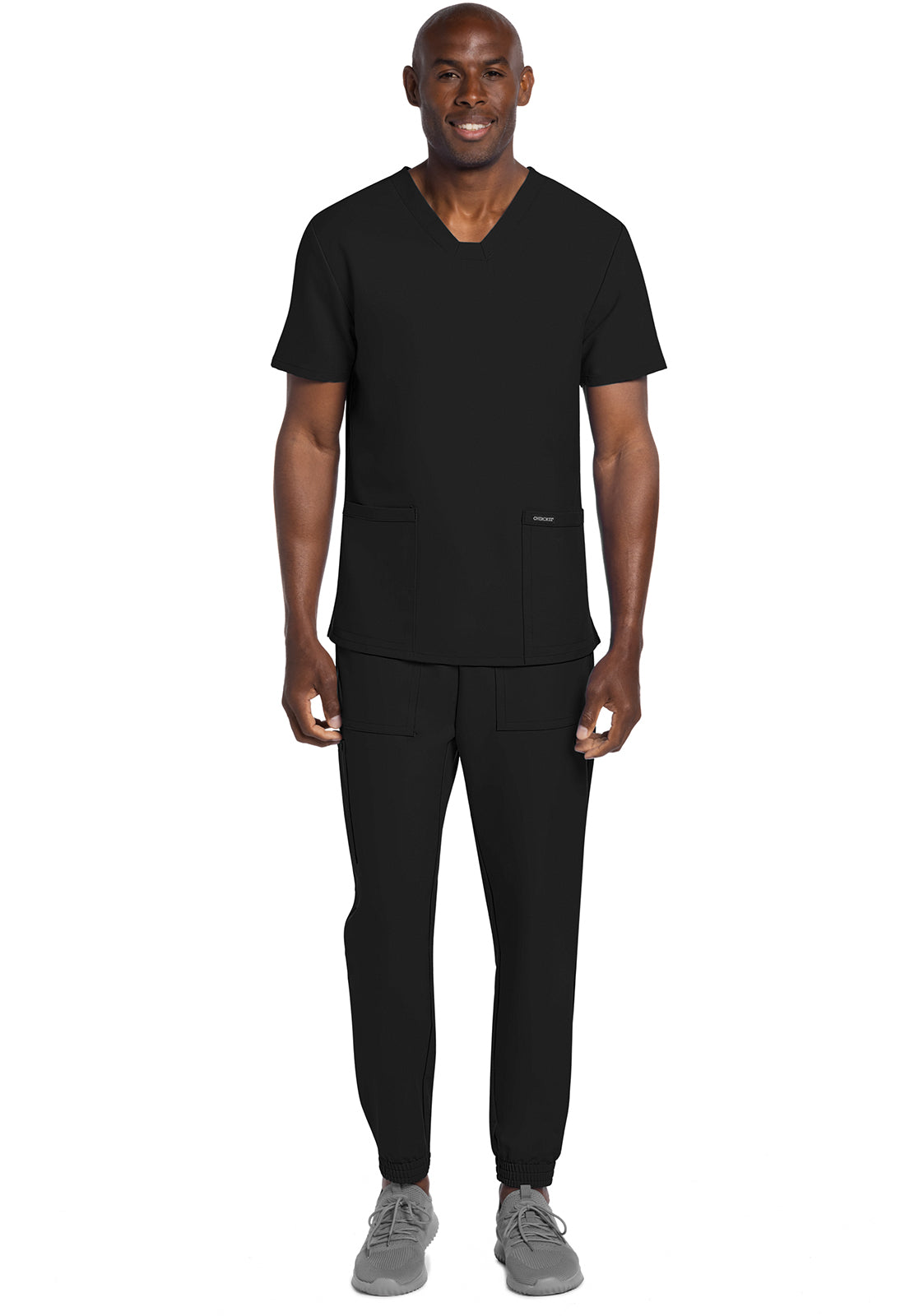 Polera Clínica Hombre Negro CK784A Cherokee Ultra