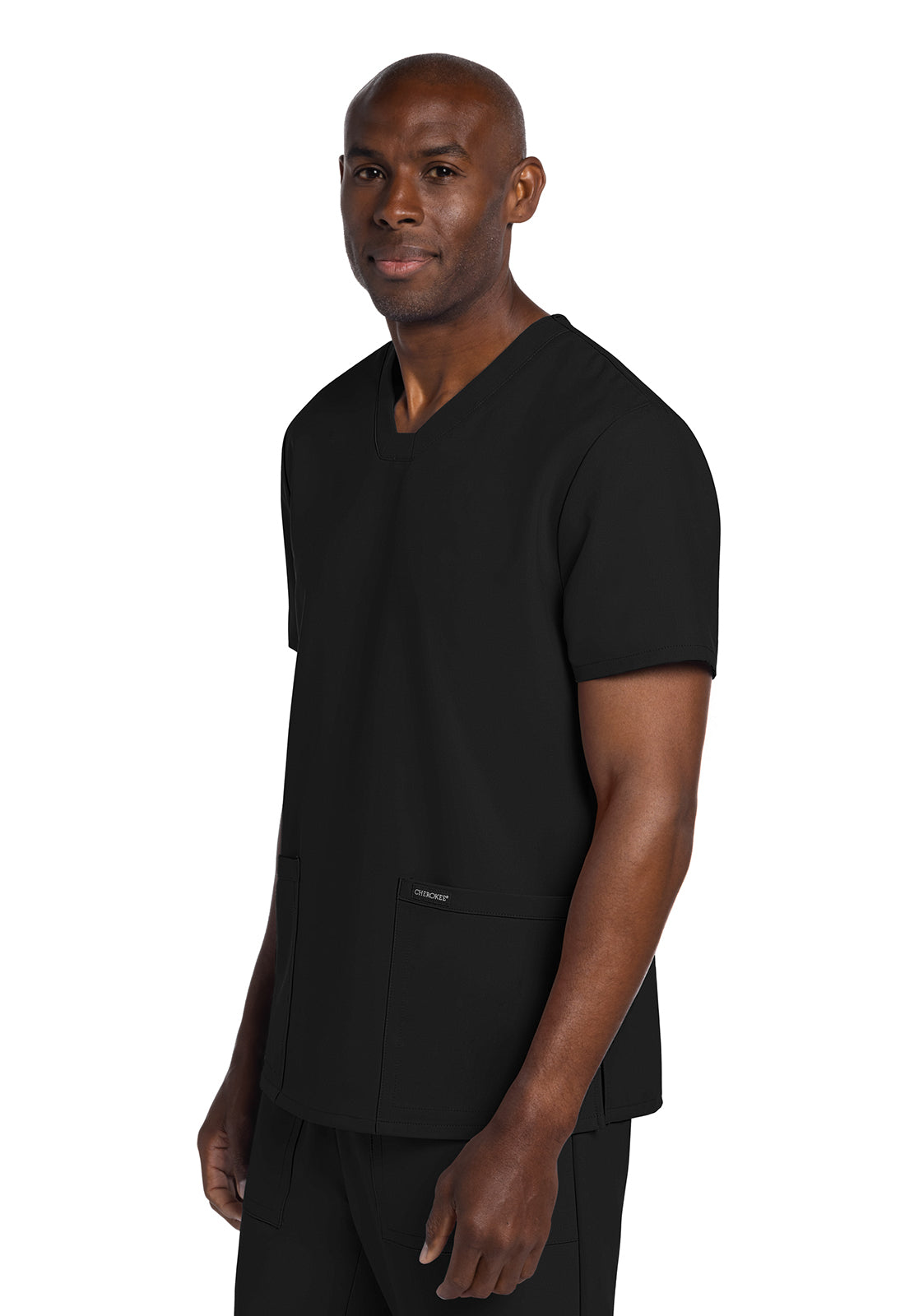 Polera Clínica Hombre Negro CK784A Cherokee Ultra