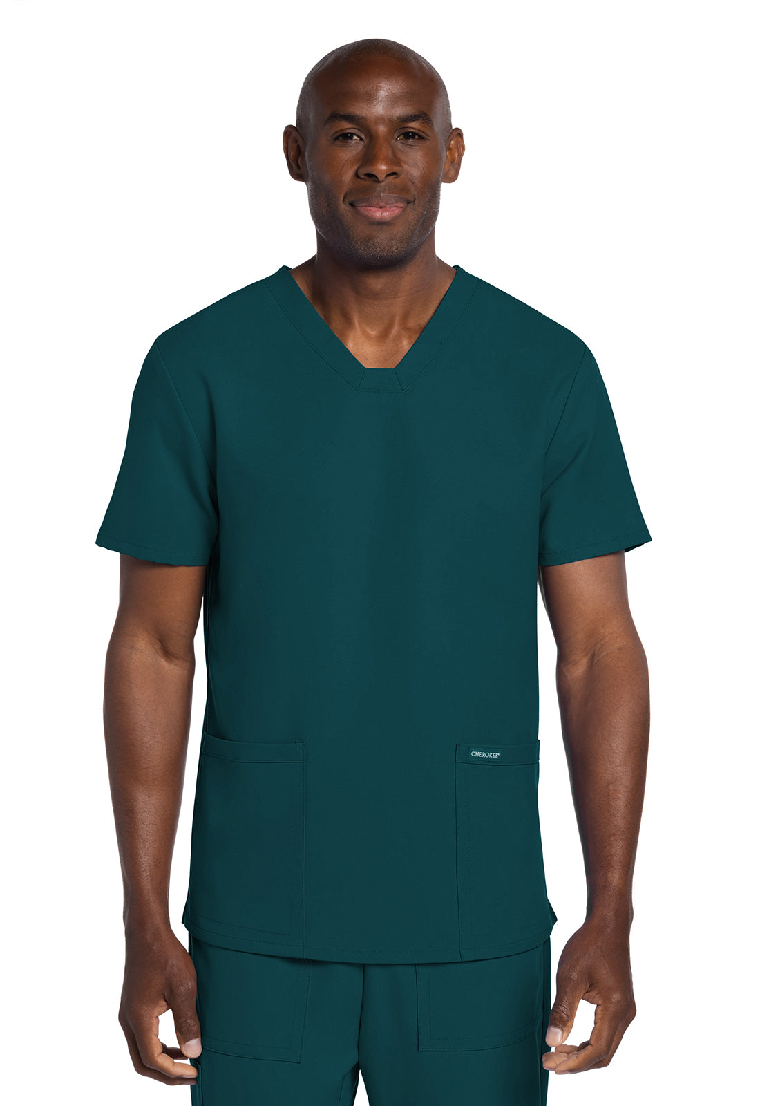 Polera Clínica Hombre Verde Caribean CK784A Cherokee Ultra