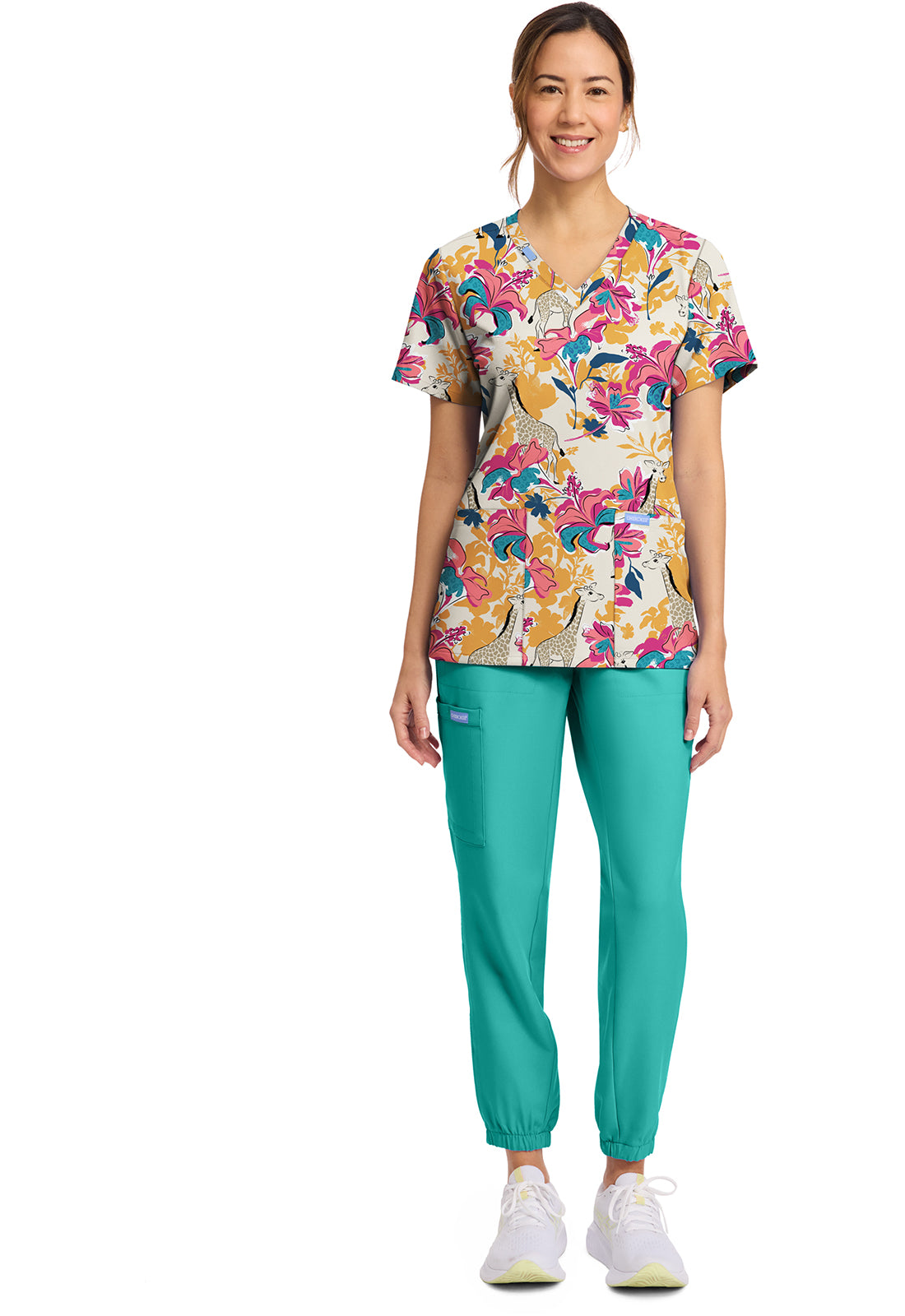 Polera Clínica Mujer Estampada CK856 FLSI Cherokee