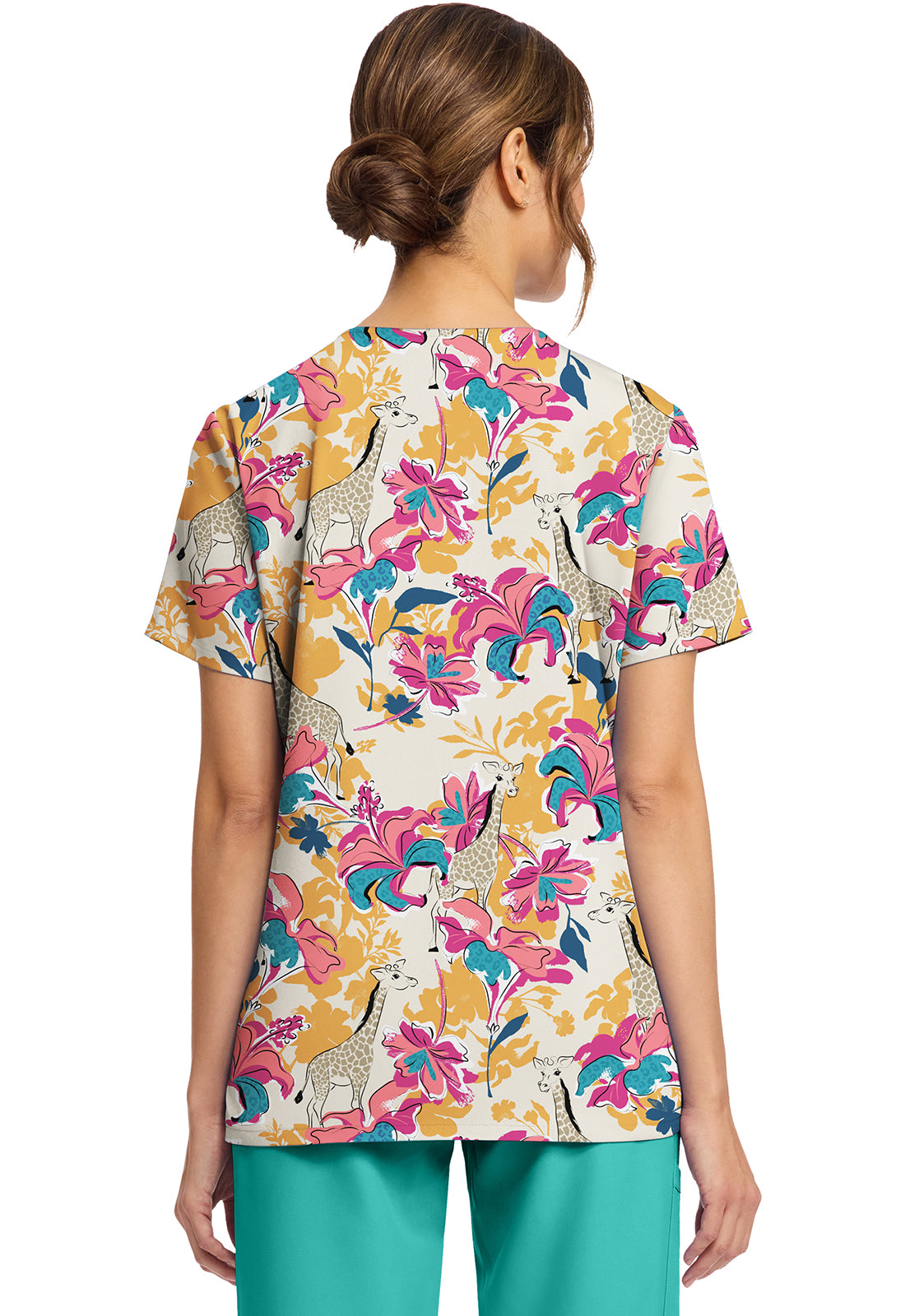 Polera Clínica Mujer Estampada CK856 FLSI Cherokee