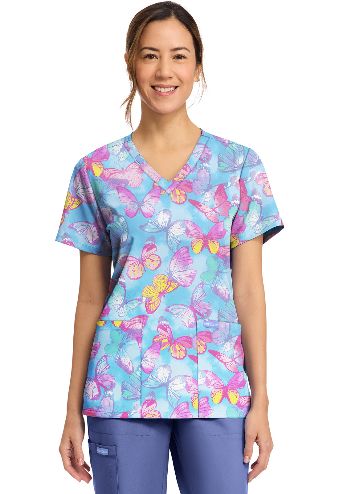 Polera Clínica Mujer Estampada CK856 GWBF Cherokee