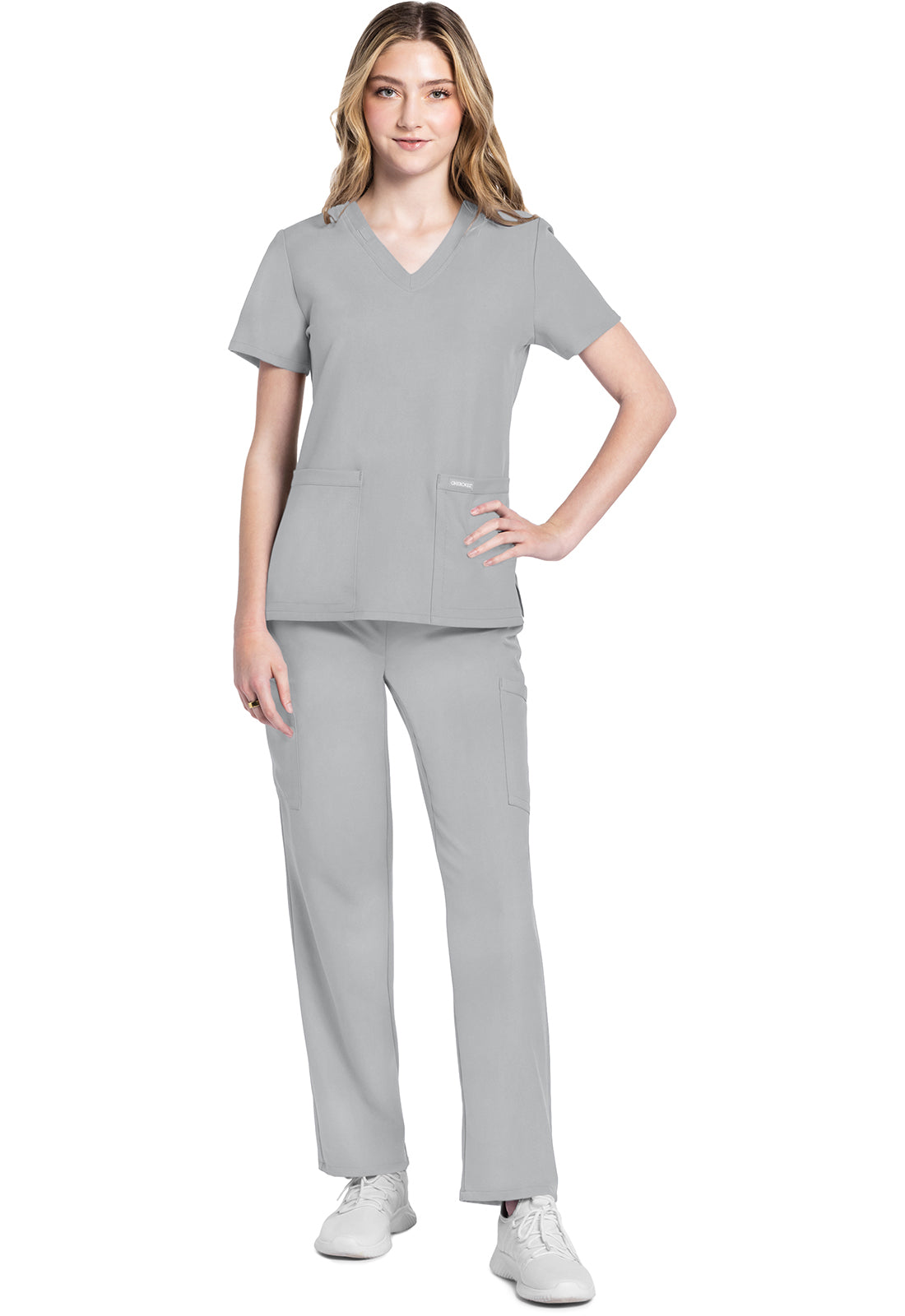 Polera Clínica Mujer GRIS GRY CK953A Cherokee Ultra