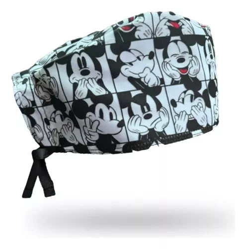 Gorro Clínico Hombre Antifluido mickey sonrisa