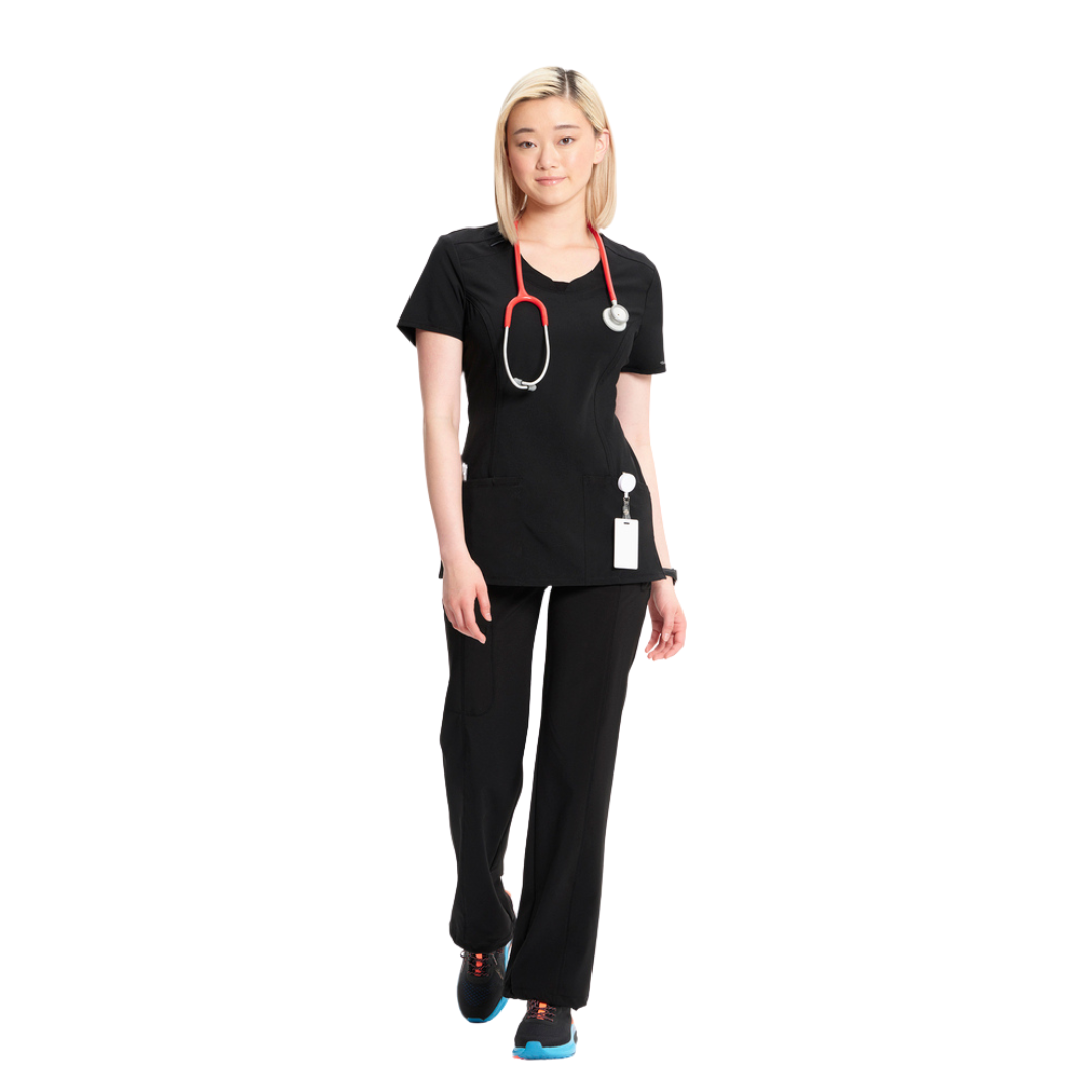 Polera Clínica Mujer 2624a Negro BAPS Cherokee Infinity Legacy