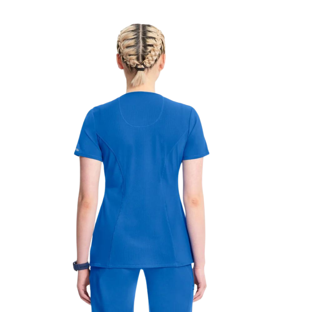 Polera Clínica Mujer 2624a Azul Rey RYPS Cherokee Infinity Legacy