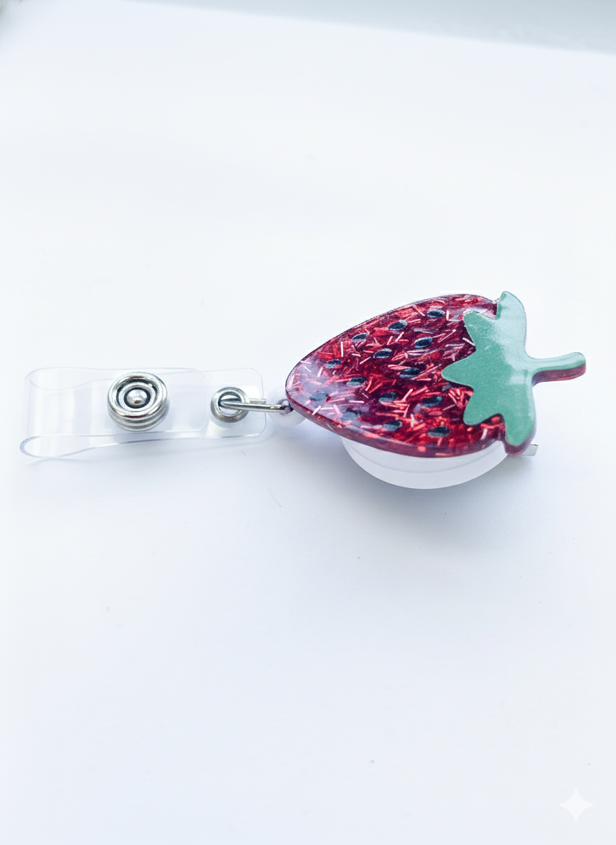 Porta credencial acrílico Frutillita