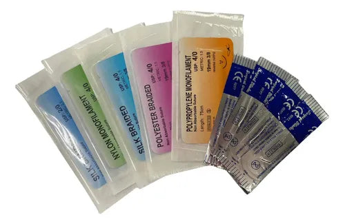 KIT Herramientas Práctica Sutura Solo instrumental 5 pcs +estuche