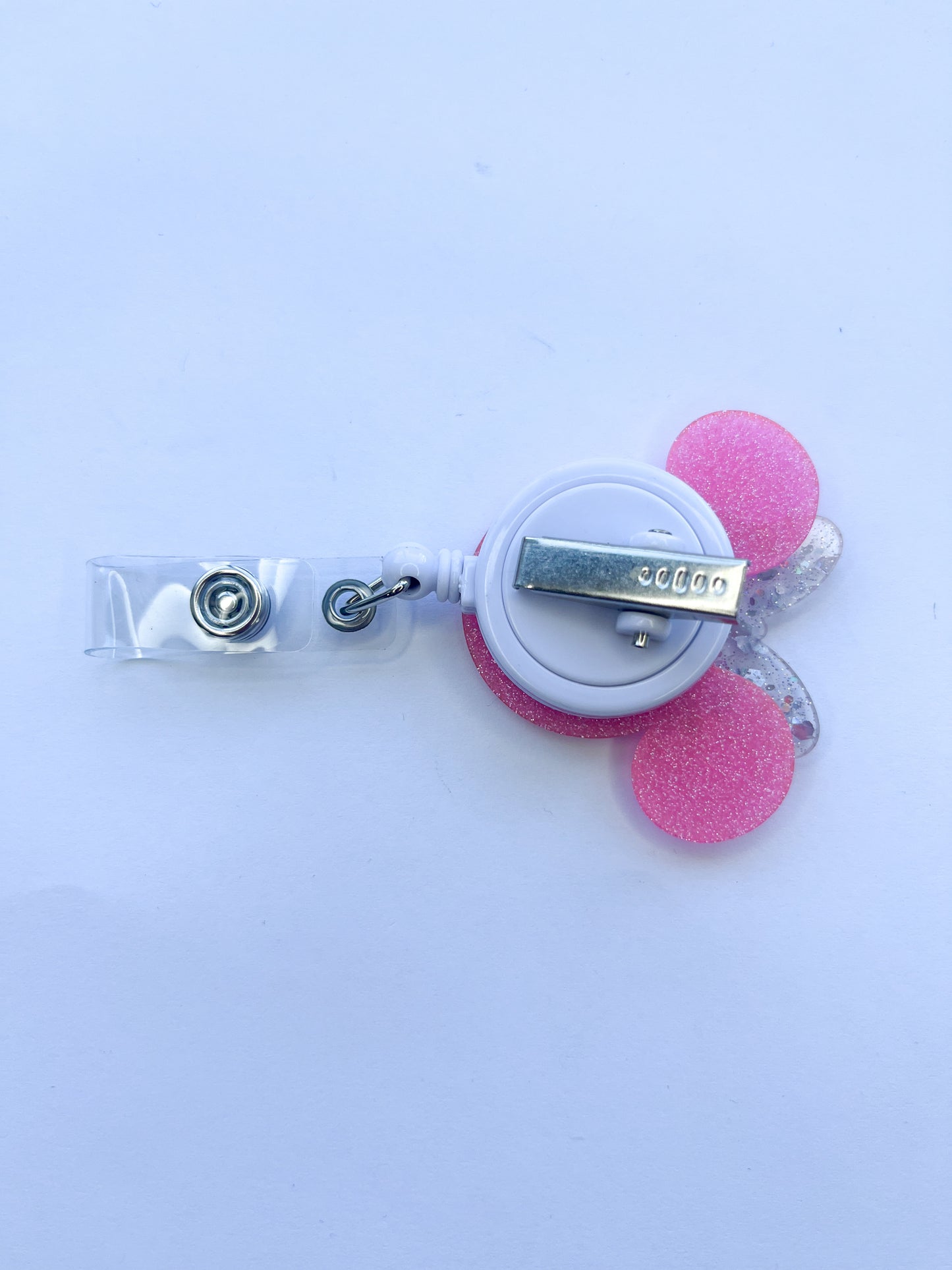 Porta credencial acrílico Minnie Rosa