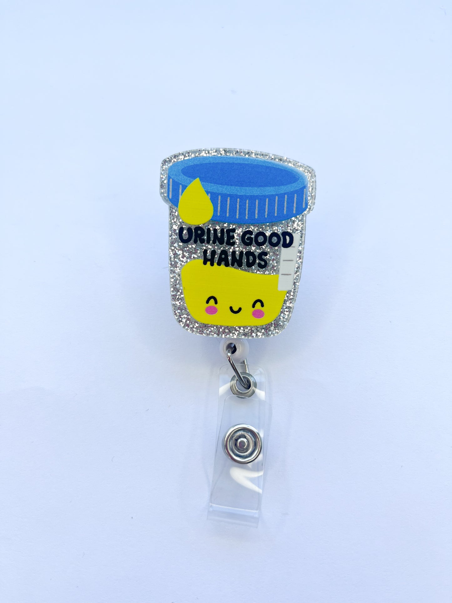 Porta credencial acrílico Urine Good Hands