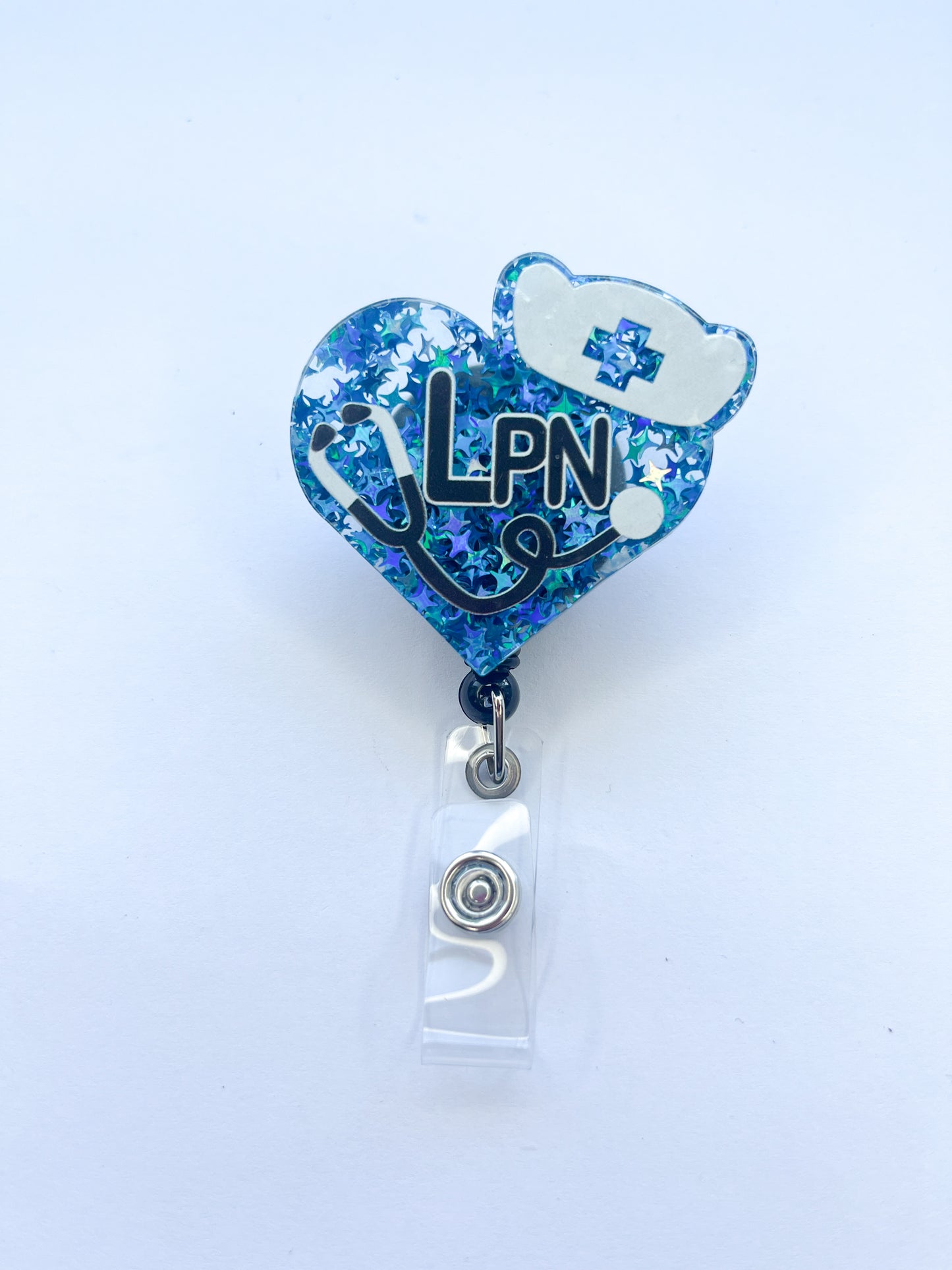 Porta credencial acrílico Corazón LPN