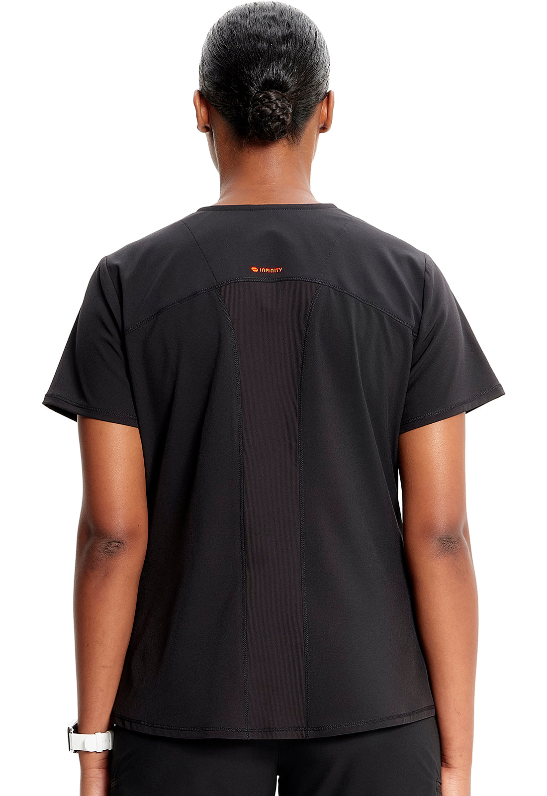 Polera Clínica Mujer IN620a Negro black Infinity GNR8 Cherokee