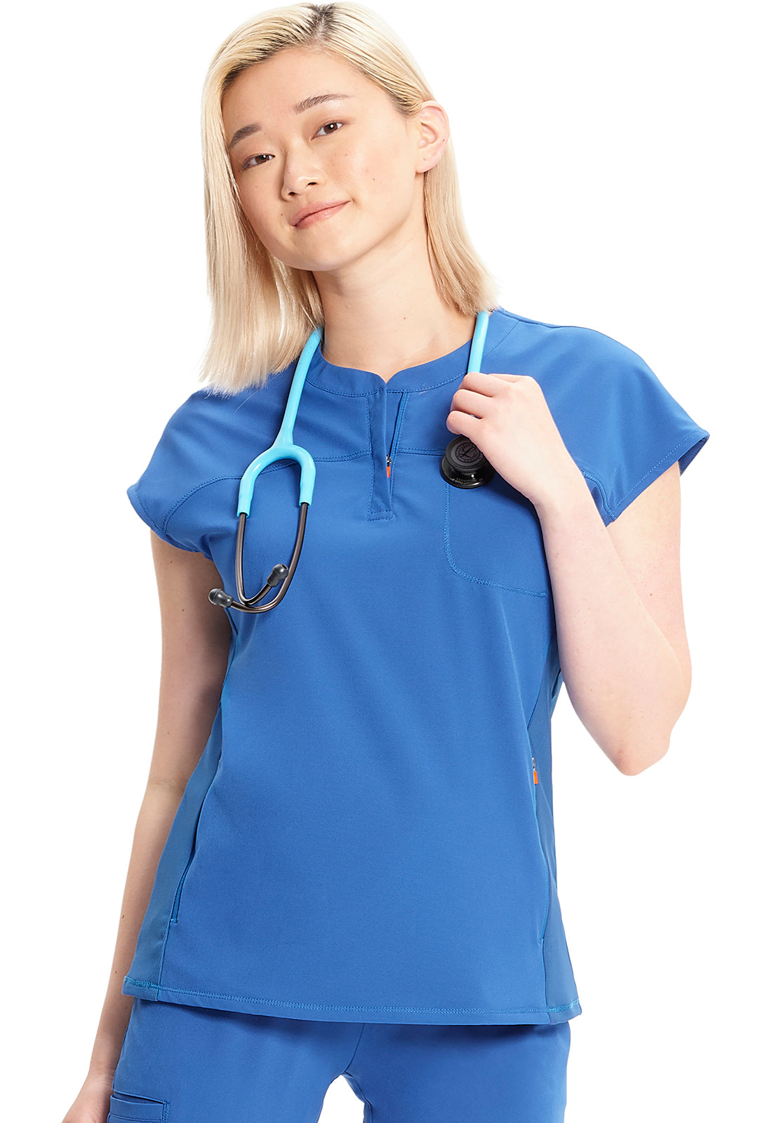 Polera Clínica Mujer IN622a Azul Rey ROY Infinity GNR8 Cherokee