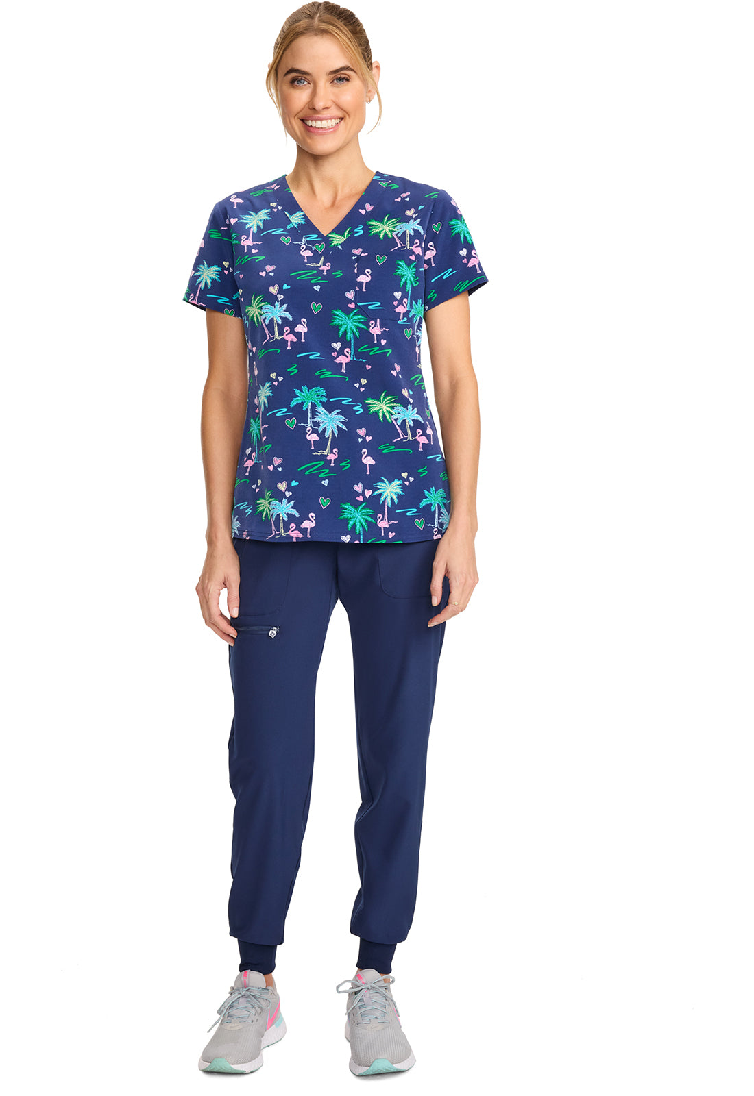Polera Clínica Mujer Estampada MC632 TCLV Medcouture