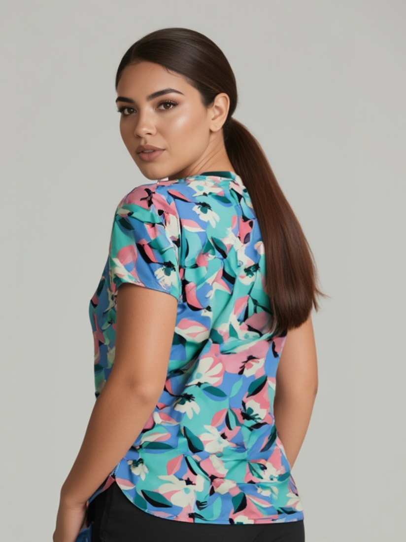 Polera clínica estampada 6267 OCOD WINK